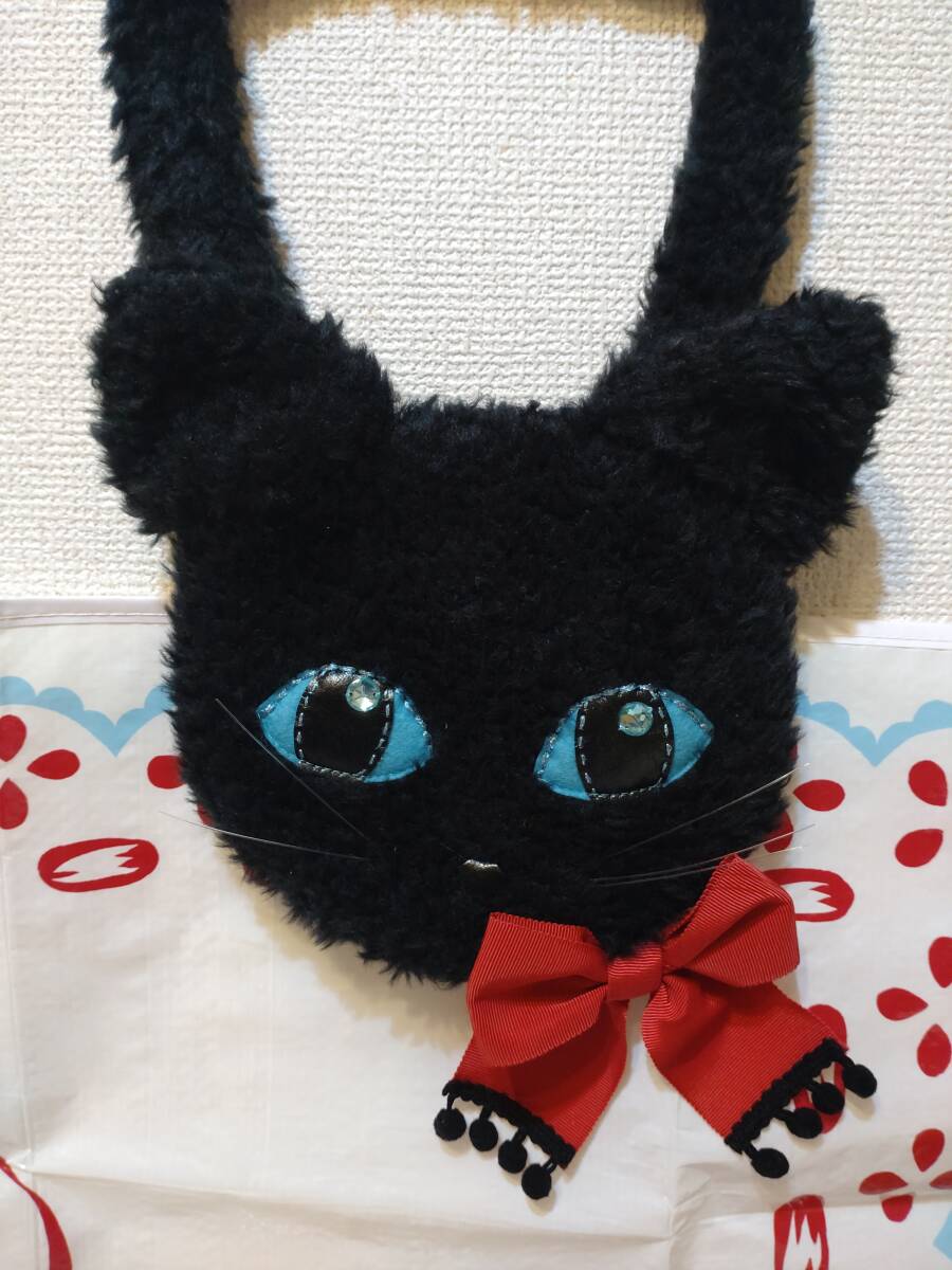 シャーリーテンプル 黒猫ちゃんボアバッグ拍卖