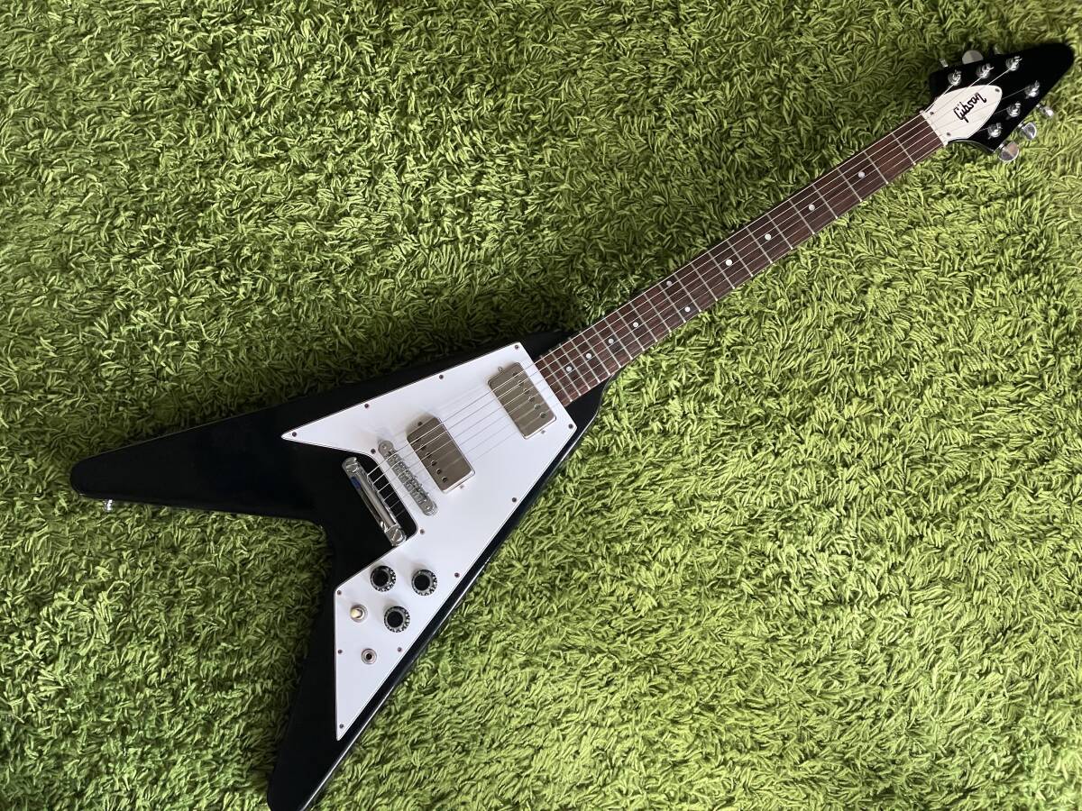 Gibson / Flying V '67 ギブソン フライングV 1994年製 EMGピックアップ ★訳あり品★ ★EMG JH James Hetfield Set★ 1円スタート! 拍卖