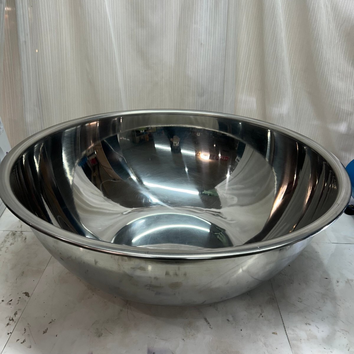 &OG& ステンレス ボウル 60cm SUS430 ボール ミキシングボール 大きい 特大 業務用 家庭用 調理器具 厨房用品 中古品 &H-251142拍卖
