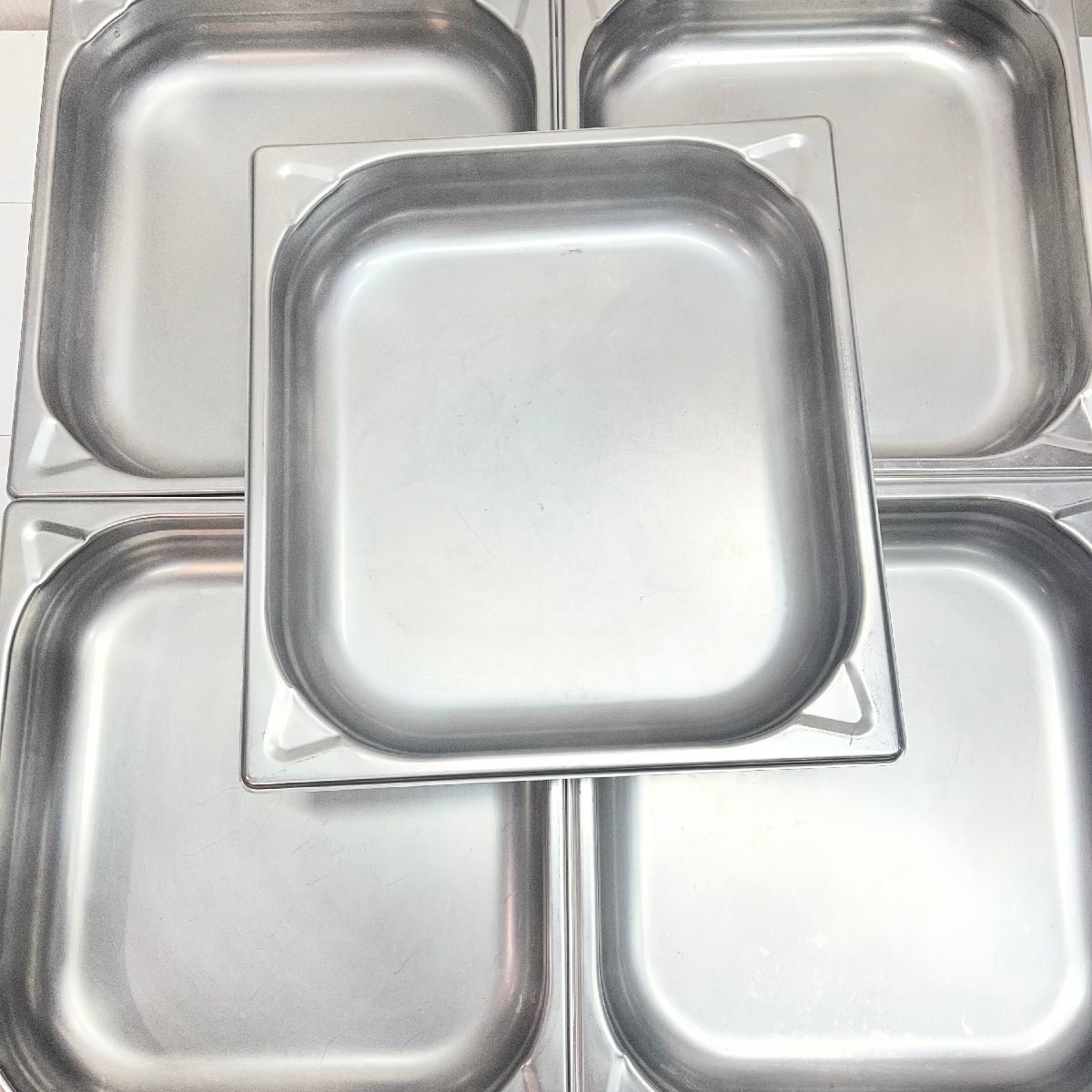 =OG= フードパン 深型バット 5つまとめセット W354×D325×H65mm プロシェフ 厨房機器 業務用 ステンレス =B-251116拍卖
