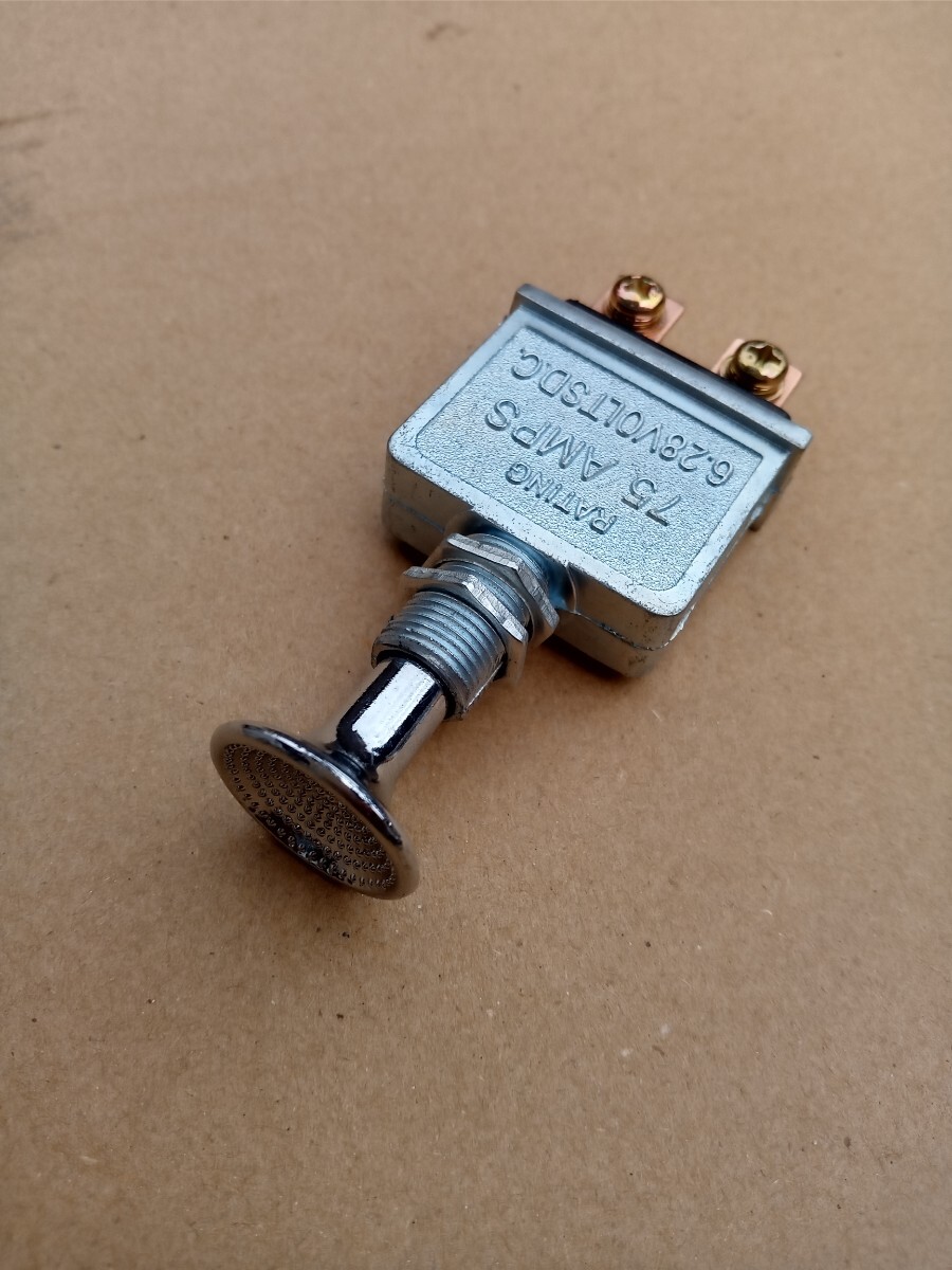 レトロ プッシュ プル式 スイッチ 大容量 75アンペア対応 ローライダー ボム ワーゲン ミニクーパー 旧車 拍卖