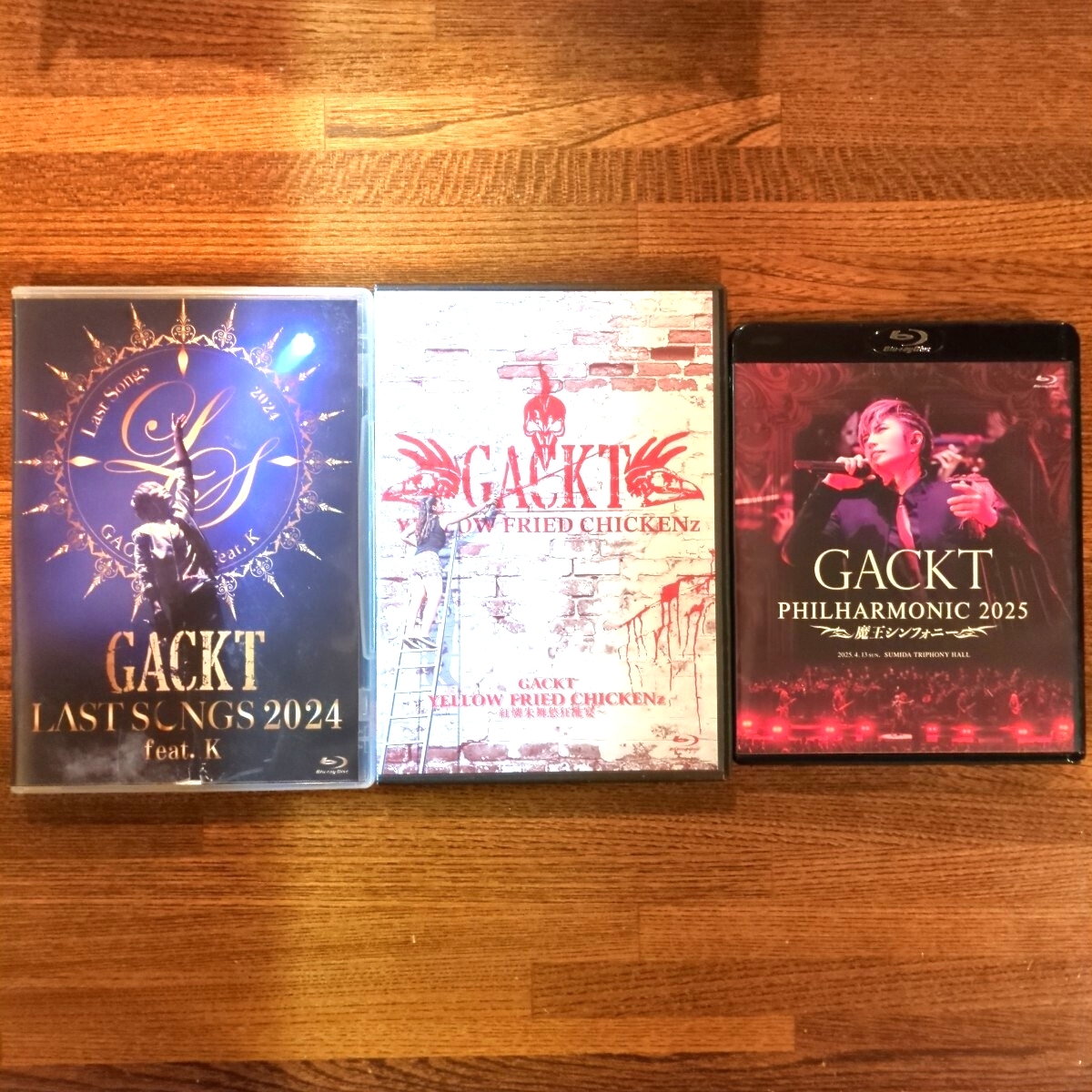 GACKT ライブBD 3本セット LAST SONGS 他拍卖