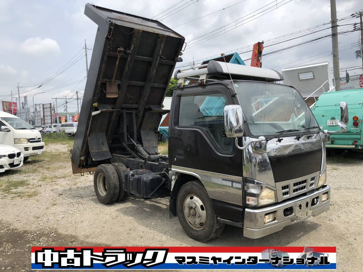 ★いすゞエルフ 3tダンプ★平成18年式★スムーサー5速★最大積載量:3,000㎏★拍卖