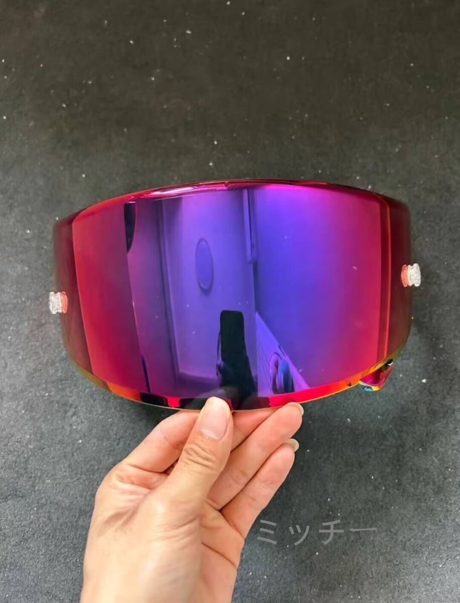 送料無料 即決 SHOEI X14 Z7 ショウエイ ヘルメット CWR-F 交換用 シールド ローズ/レッド拍卖