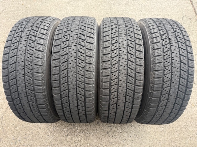 【スタッドレス】225/65R17 102Q BRIDGESTONE ブリヂストン BLIZZAK ブリザック DM-V3 19年製 中古品4本セット(F)拍卖