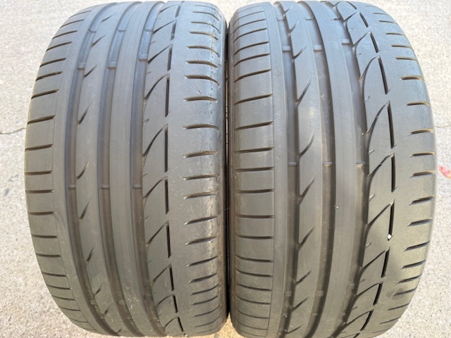 【BMW承認】255/40R18 95Y BRIDGESTONE ブリヂストン POTENZA ポテンザ S001 ★ RFT ランフラット 21年製 中古品2本セット(F)拍卖
