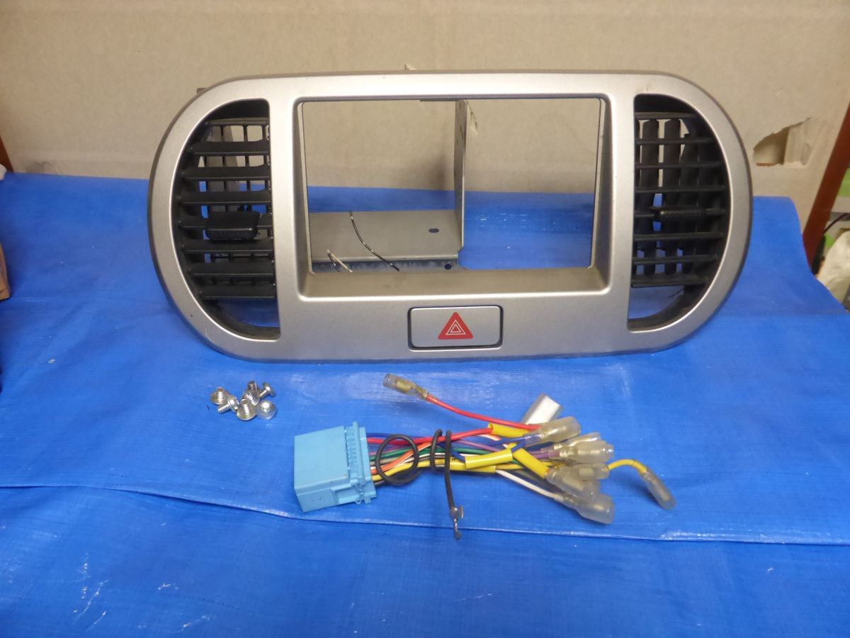 ほ 9 MRワゴン MF22S ★ センターパネル オーディオパネル 社外2DINナビ・オーディオ モコ MG22S拍卖