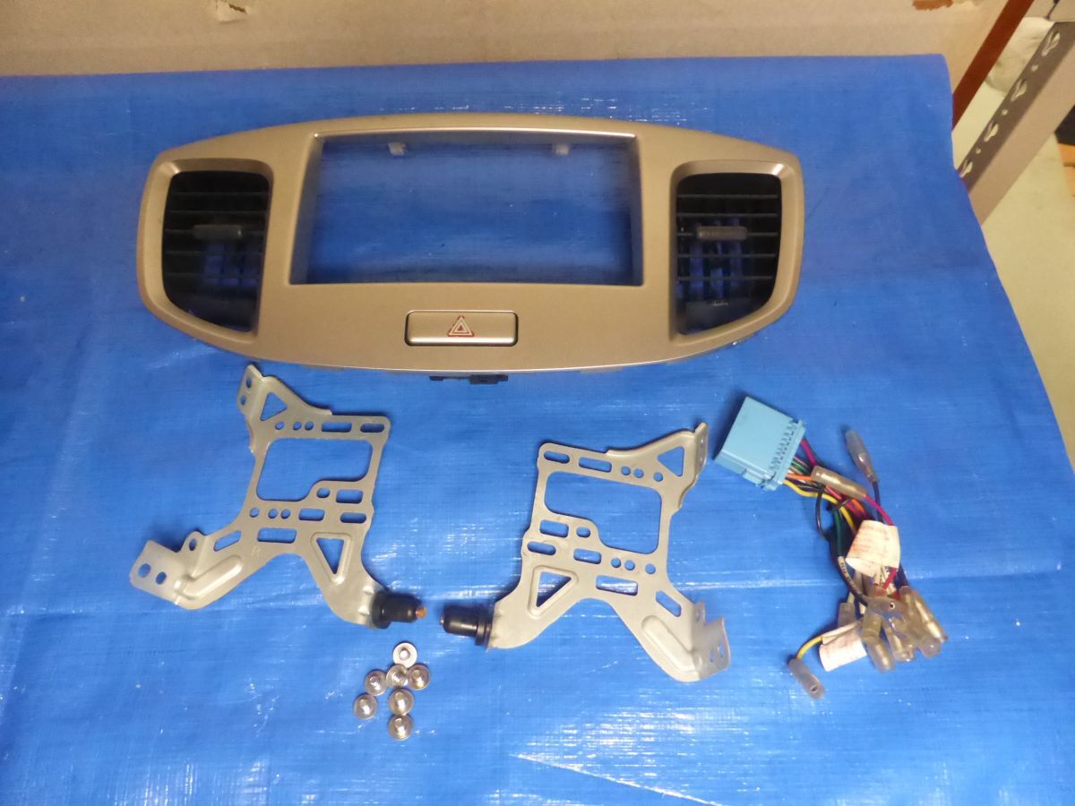 ほ 9 ワゴンR MH34S センターパネル オーディオパネル ★ 純正 社外2DINナビ・オーディオ取付 MJ34S拍卖