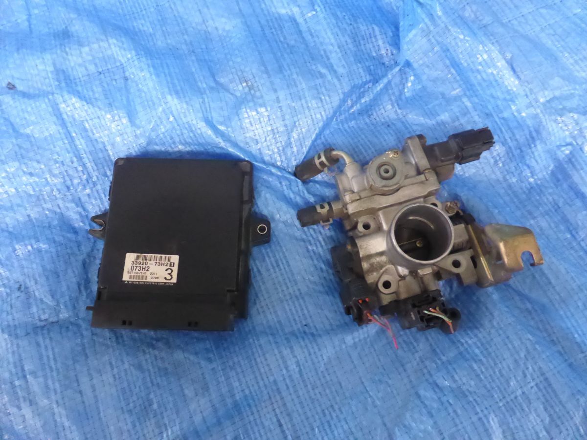 CT-5 33920-73H2 ★ MF21S MRワゴン モコ MG21S エンジンコンピューター ECU スロットルボディISCV拍卖