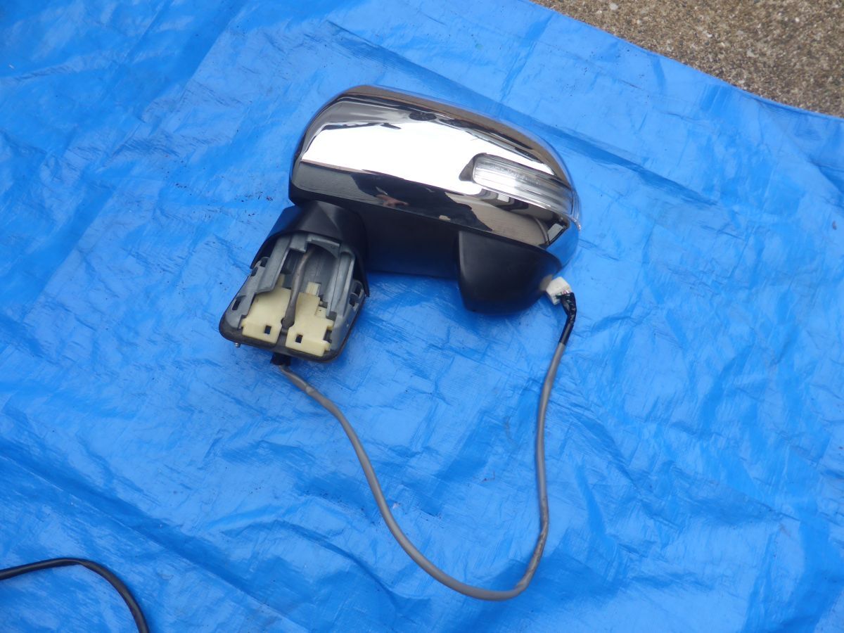 12 ノア ヴォクシー ZRR70W ドアミラー 左 サイドミラー 9ピン ZRR75W拍卖