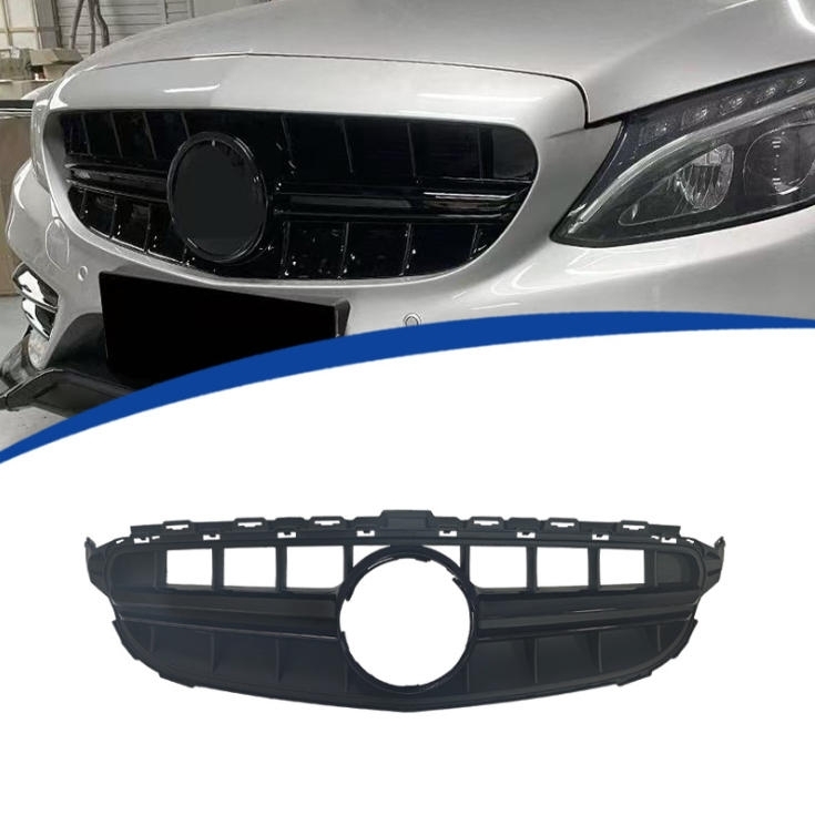 メルセデス ベンツ Cクラス W205 前期 2014-2018年 フロントグリル 外装 フロントガーニッシュ 1個 ドレスアップ拍卖