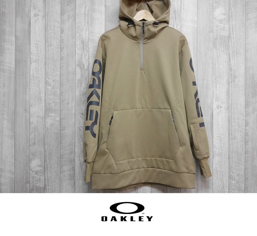 【新品】26 OAKLEY AMPHIBIAN WR ZIP HOODY 1.0 - XLサイズ - PEBBLE 撥水 パーカー スノーボード ソフトシェル ジャケット 正規品拍卖