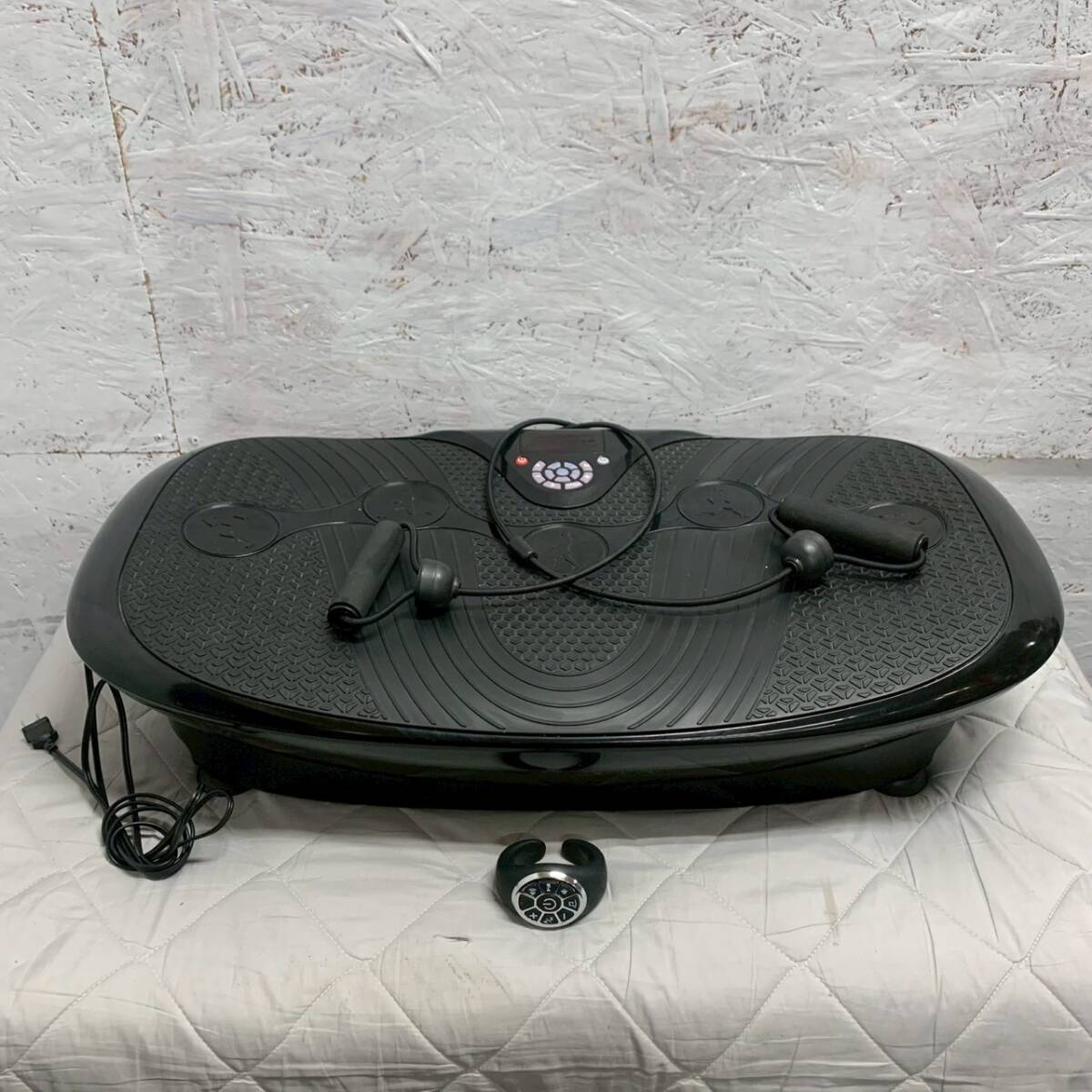 【DOCTOR AIR】 ドクターエア 3DスーパーブレードS SB-002 動作確認済み リモコン付き ブラック 振動マシン A0799拍卖