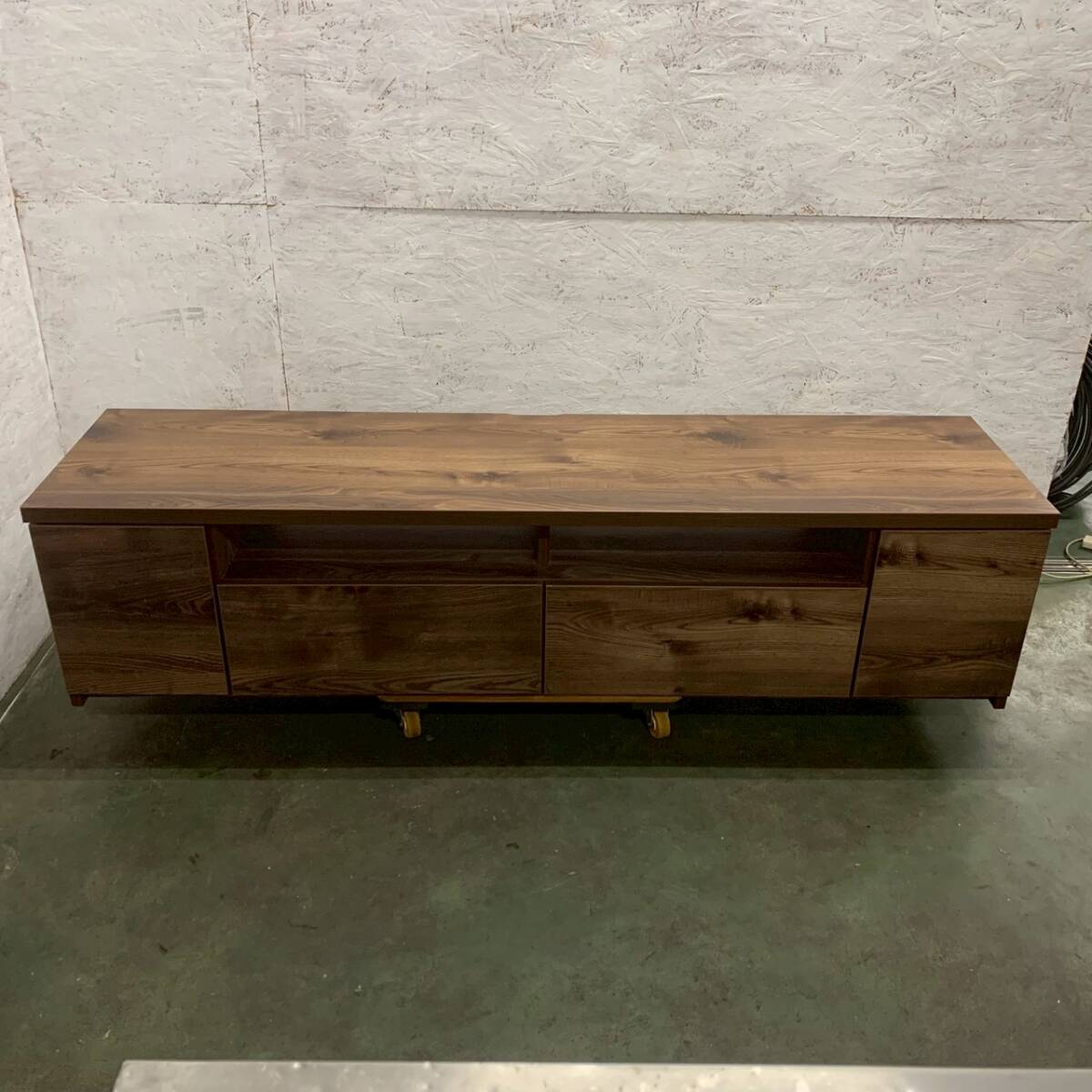 TVボード テレビボード テレビ台 引き出し収納付き 木目 家具 インテリア ローボード リビング収納 収納家具 A0809YG拍卖