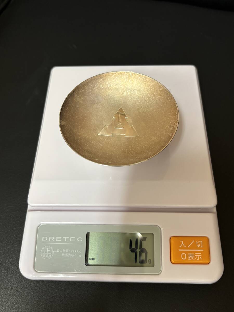 銀杯 純銀 約46g 盃 酒器 刻印有り拍卖