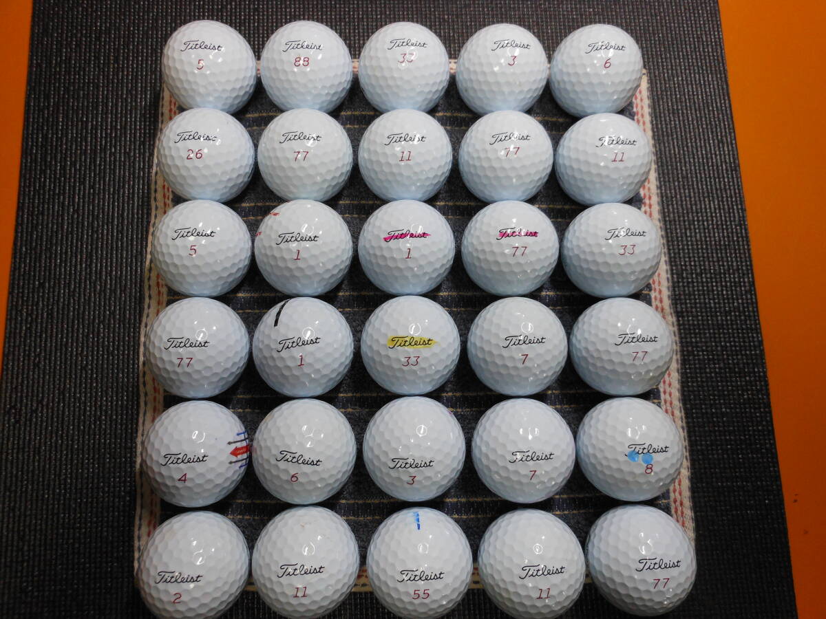 タイトリスト PRO V1・X 2025年モデル ロストボール30個拍卖