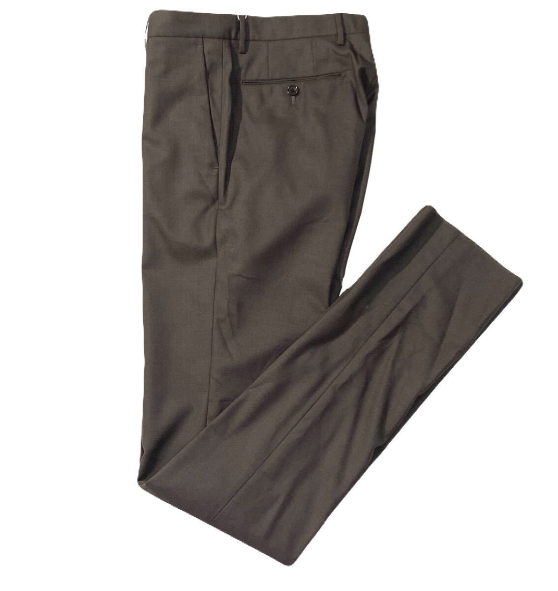 新品未使用品 GREEN LABEL RELAXING ユナイテッドアローズ メンズ パンツ スラックス ノータック メンズS ブラウン系拍卖