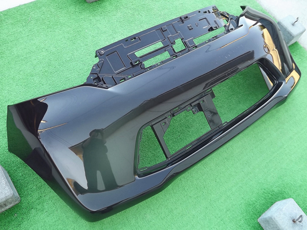 ☆微傷,送料安,ブラックパール,前期★デイズルークスB21Aフロントバンパー★純正,黒★Re:P拍卖