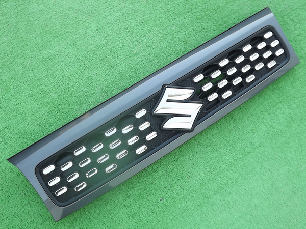 ●準良品,グレー★スペーシア ギアMK53Sフロントラジエーターグリル,スペーシアギア,ボンネット,ガーニッシュ,フィニッシャー,パネル灰Re:P拍卖