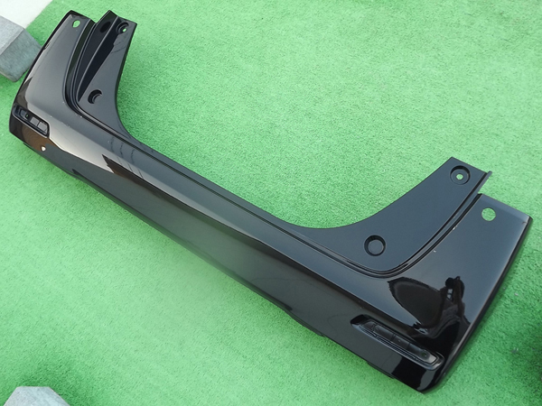 ☆微傷,送料安,NH731P,クリスタルブラック・パール,前期★N-BOX JF3/JF4リアバンパー★エヌボックス,NBOX,純正,リヤバンパー,黒★Re:P拍卖