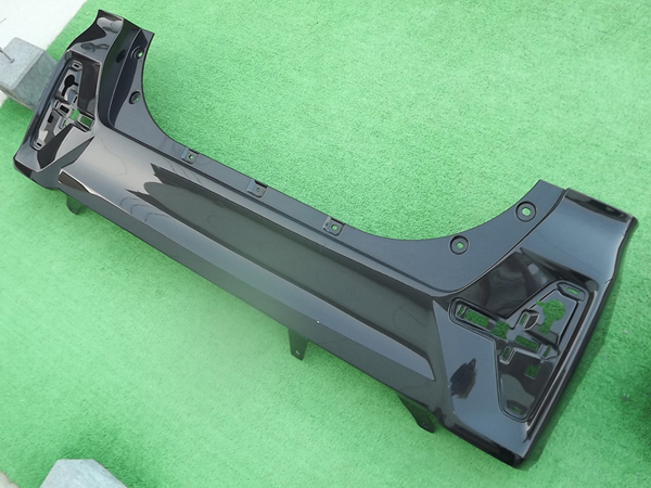 ☆微傷,送料安,X07,ブラックマイカメタリック,前期★タント カスタムLA650S/LA660Sリアバンパー★シフォンLA650F/LA660Fリヤバンパー黒Re:P拍卖