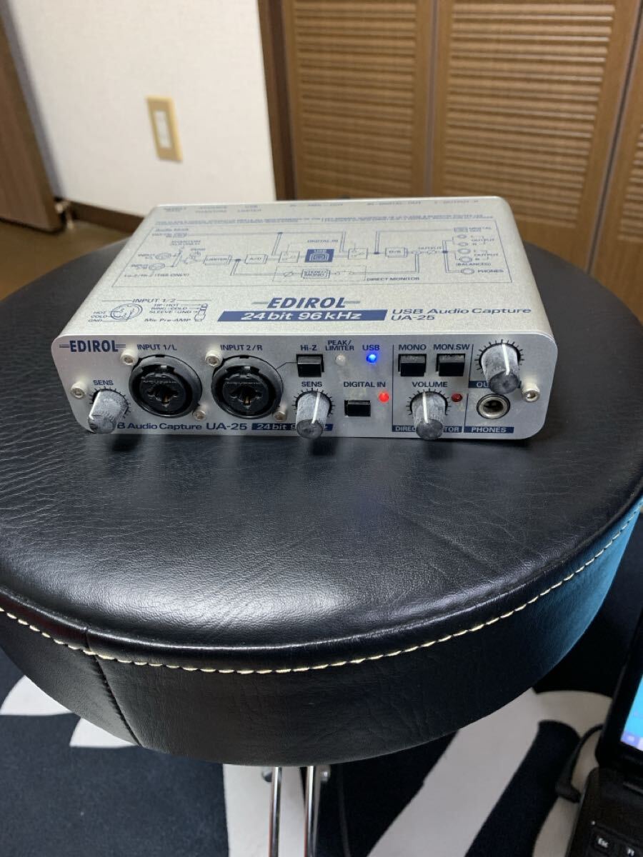 Roland EDIROL UA-25 USB MIDI /インターフェース/動作確認/USBケーブル梱包拍卖