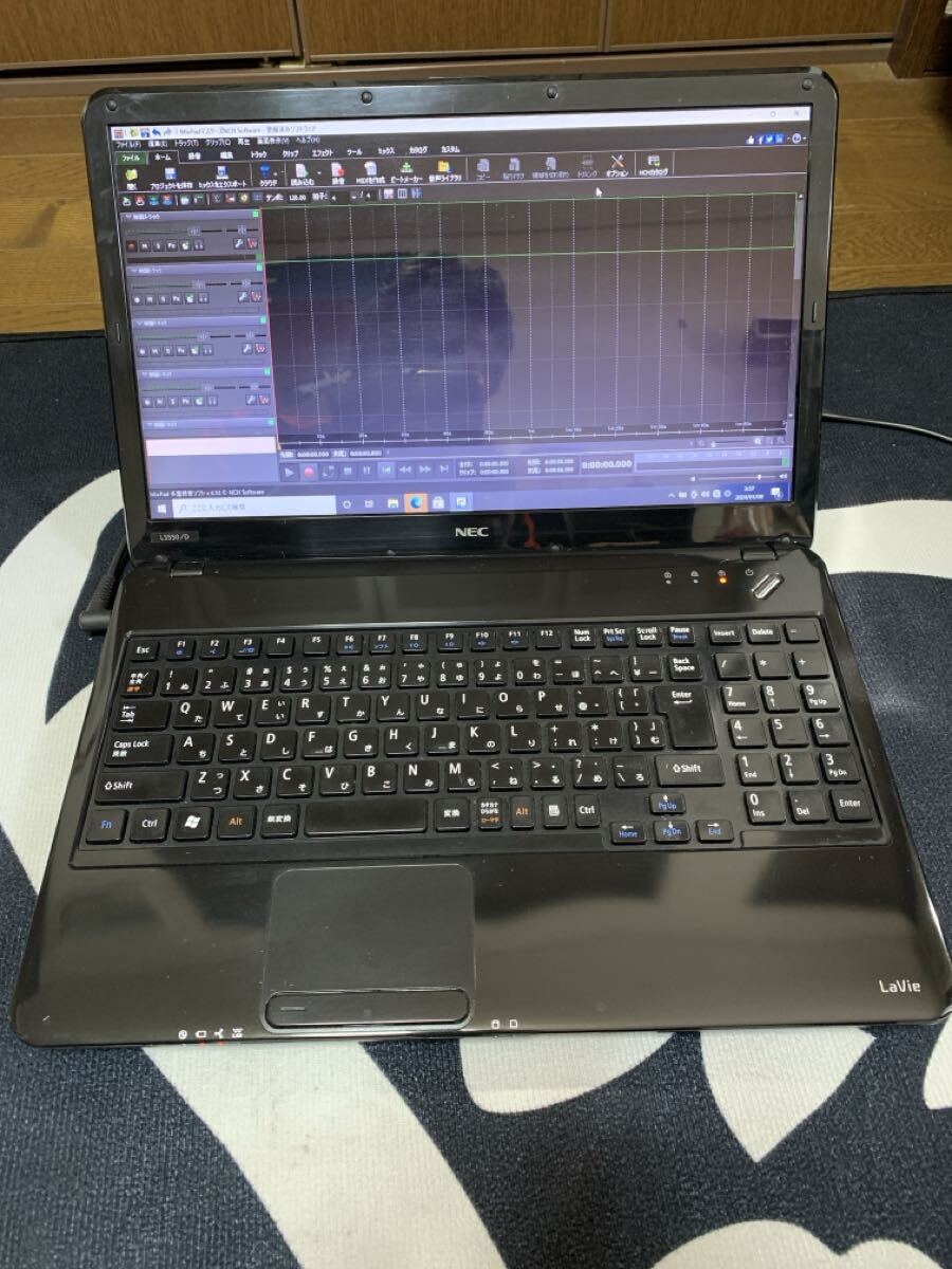 DTM/EDIROL UA25動作確認に使ったPC/NEC LaVie LS550/Core i5 480M 2.67GHz/4GB/HD500G/UA25ドライバー適応そのまま使用可能拍卖