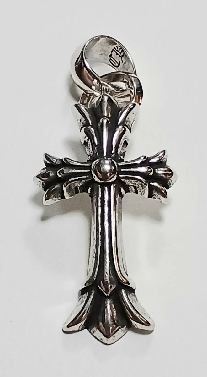CHROME HEARTS ダブルクロスペンダントWithベイル ネックレス トップ クロムハーツ シルバー925 拍卖