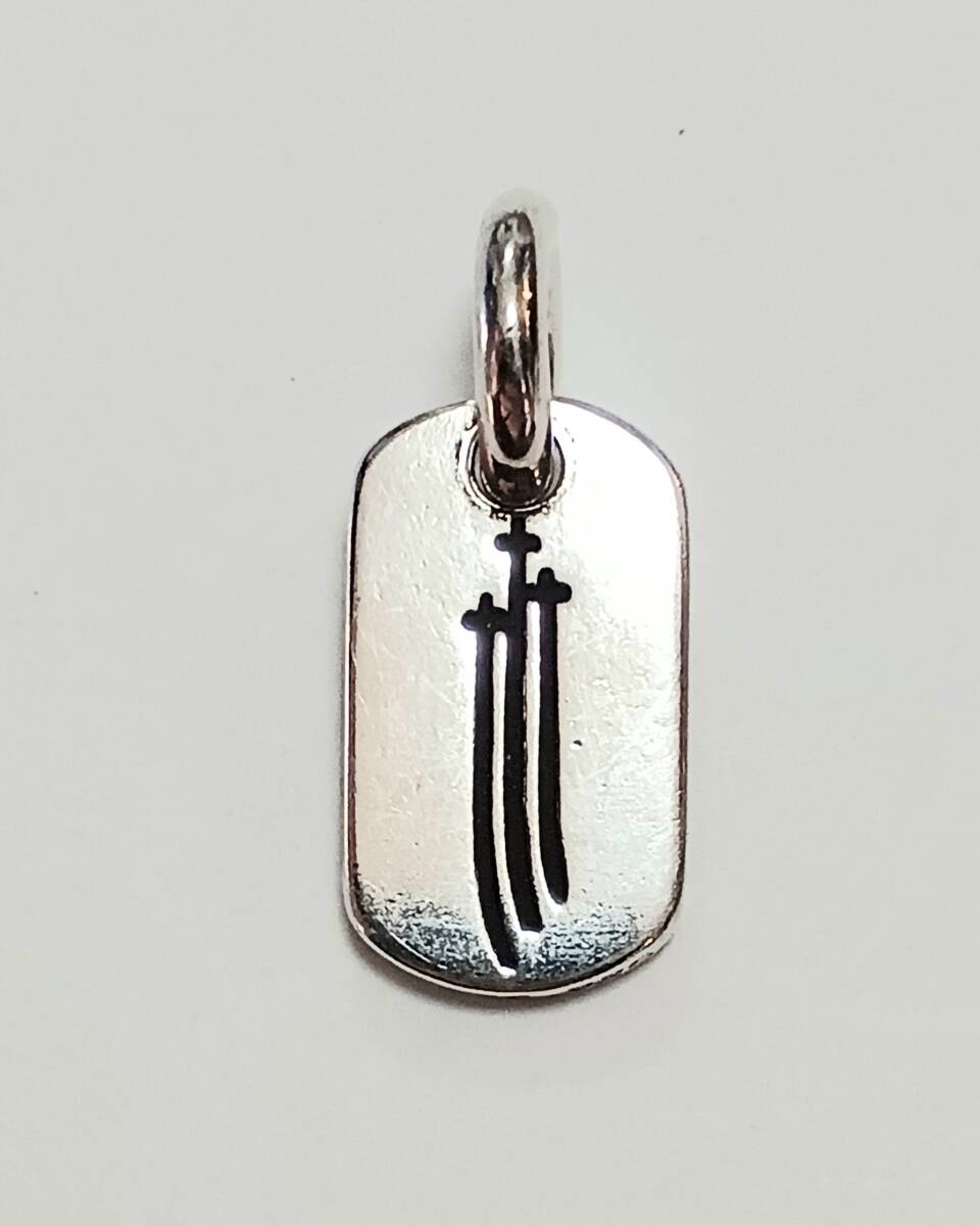 CHROME HEARTS RS3クロスタイニードッグタグ チャーム ペンダント ネックレス トップ クロムハーツ シルバー925 拍卖