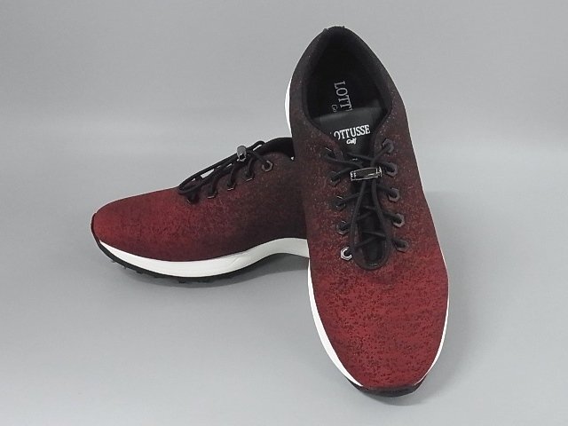 ■ロトゥセ■LOTTUSSE23 LO5KEC04 T2377-09942 ゴルフシューズ■レッド■26.5cm■未使用拍卖