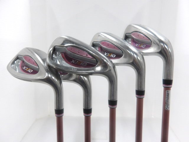 ■女性■ゼクシオ13■XXIO(2024) 5本 ボルドー■7-S■A■XXIO MP1300L■中古■拍卖