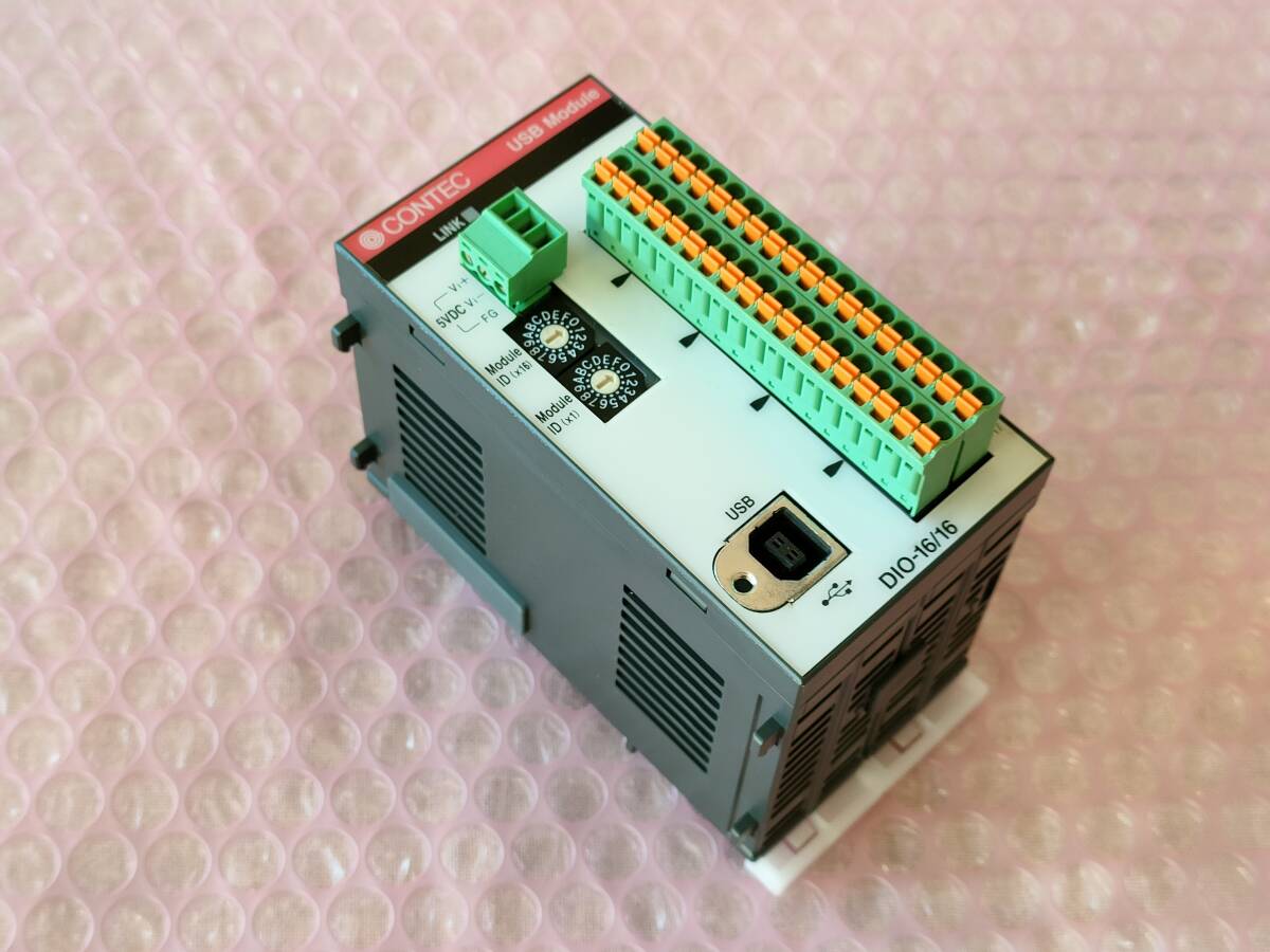 【新品未使用】コンテック DIO-16/16(USB) 絶縁型デジタル入出力モジュール CONTEC 拍卖