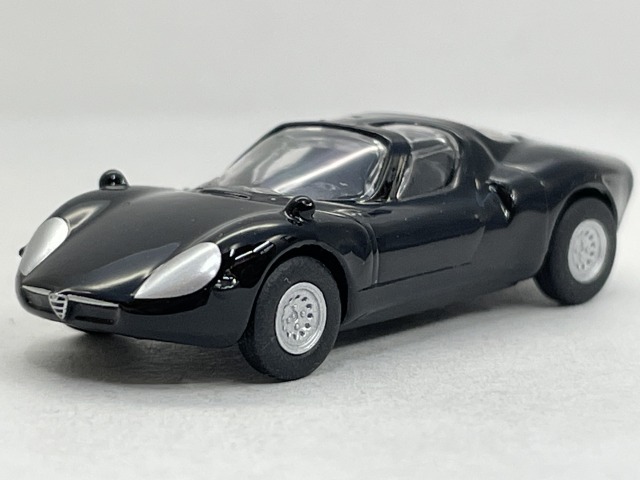 ■★サークルKサンクス アルファロメオ ミニチュアカーコレクション 33 Stradale(ブラック/KYOSHO/1:100スケール)拍卖