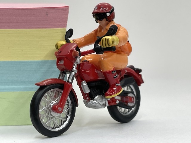 ■★海洋堂 レスキュー119 緊急救命車両コレクション 006 機動二輪車拍卖