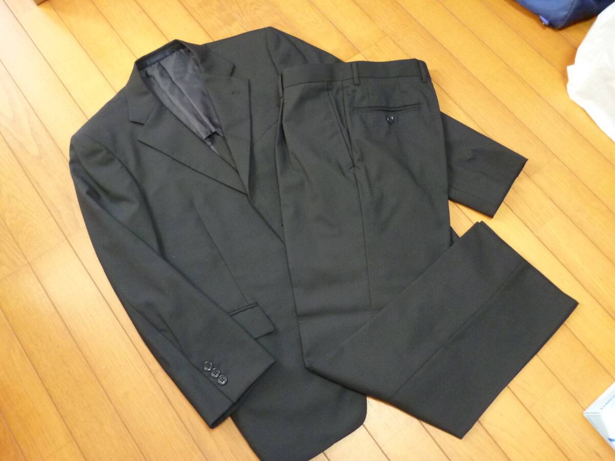 ◎美品! LEGMAN ブラックスーツセットアップ A5サイズ/W80cm フォーマル◎送料込み!拍卖