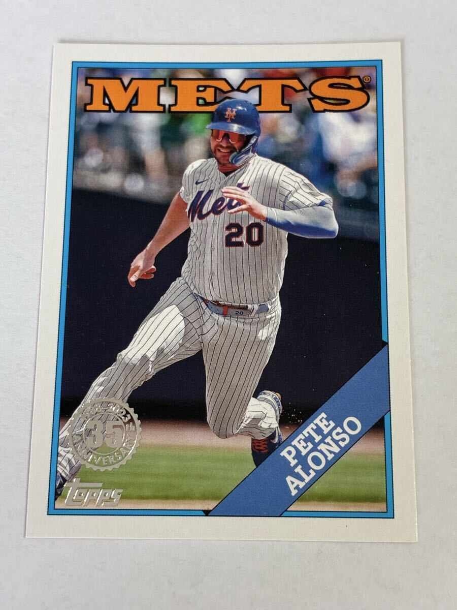 ピート アロンソ PETE ALONSO 2023 TOPPS SERIES 1 1988 TOPPS INSERT インサート METS ニューヨーク メッツ 即決拍卖