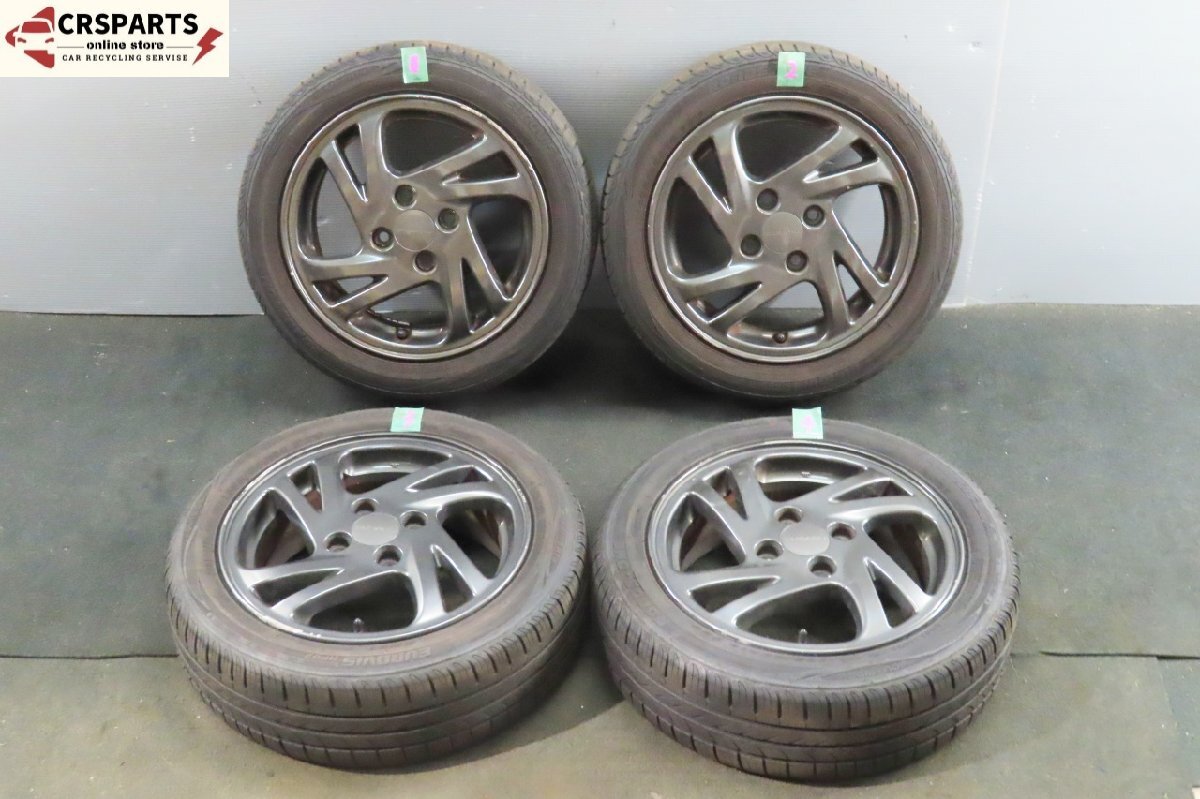 【即決! 即日発送可】スバル 純正 プレオ 14× 5.0J +45 ホイール 4本セット オンロード ROADSTONE EUROVIS HP02 タイヤ付 中古 T265拍卖