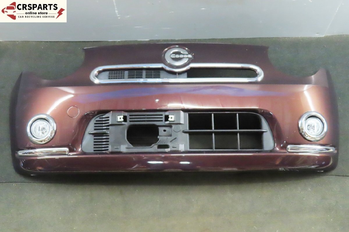 【即決】★送料込★ ミラココア L675S 純正 フロント バンパー フォグ付 グリル付 R59 (52119-B2780) 検索 L685S 中古 13898拍卖