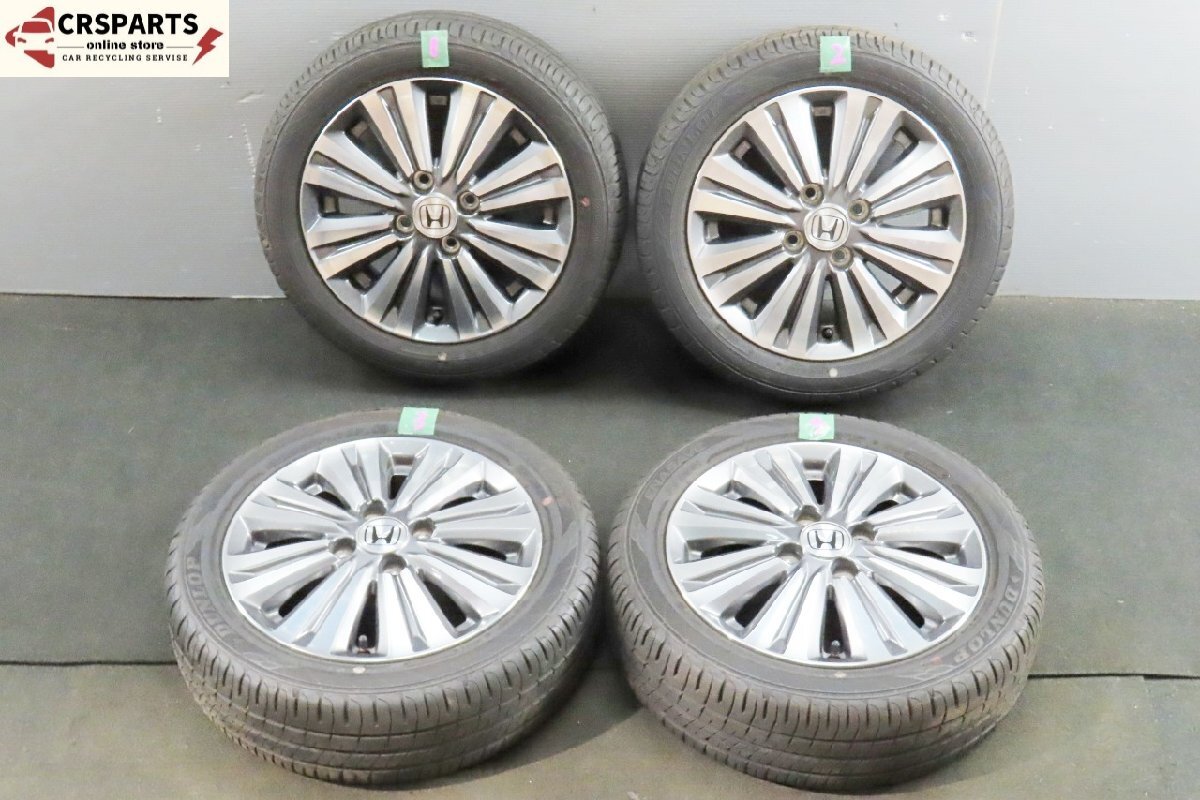 【即決! 即日発送可】ホンダ 純正 14× 4.5J +45 ホイール 4本セット オンロード ダンロップ エナセーブ EC204 タイヤ付 中古 T266拍卖