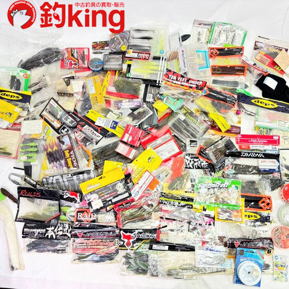 バスワーム 用品大量セット ジャッカル OSP ゲーリーヤマモト デプス /ST6507220 セット品 ブラックバス バス バス釣り ルアー拍卖