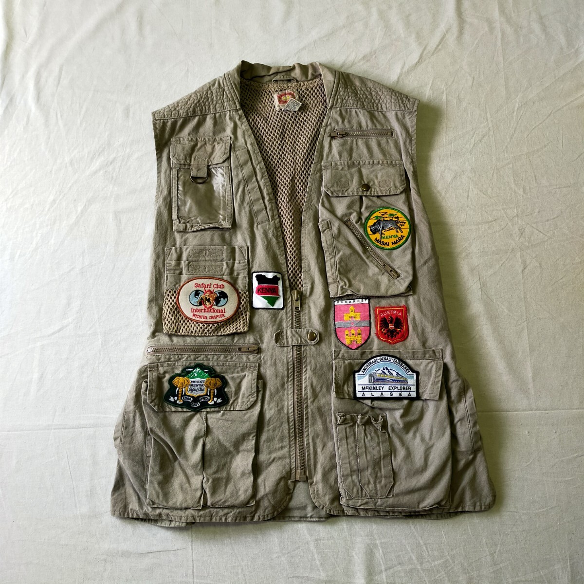 古着 バナナリパブリック サファリベスト 旧タグ 80s拍卖