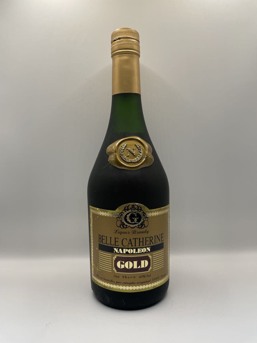 【古酒】BELLE CATHERINE NAPOLEON GOLD ブランデー ナポレオン 国外酒 フランス拍卖