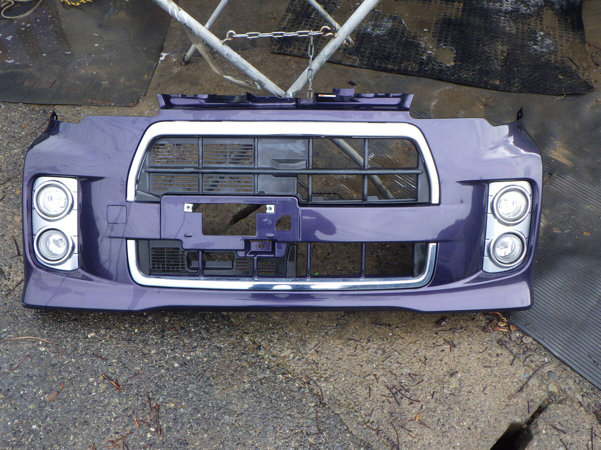 関00040 即決! L455S タントエグゼ B70 紺 フロントバンパー 52119-B2B80 現車 部品取り車拍卖