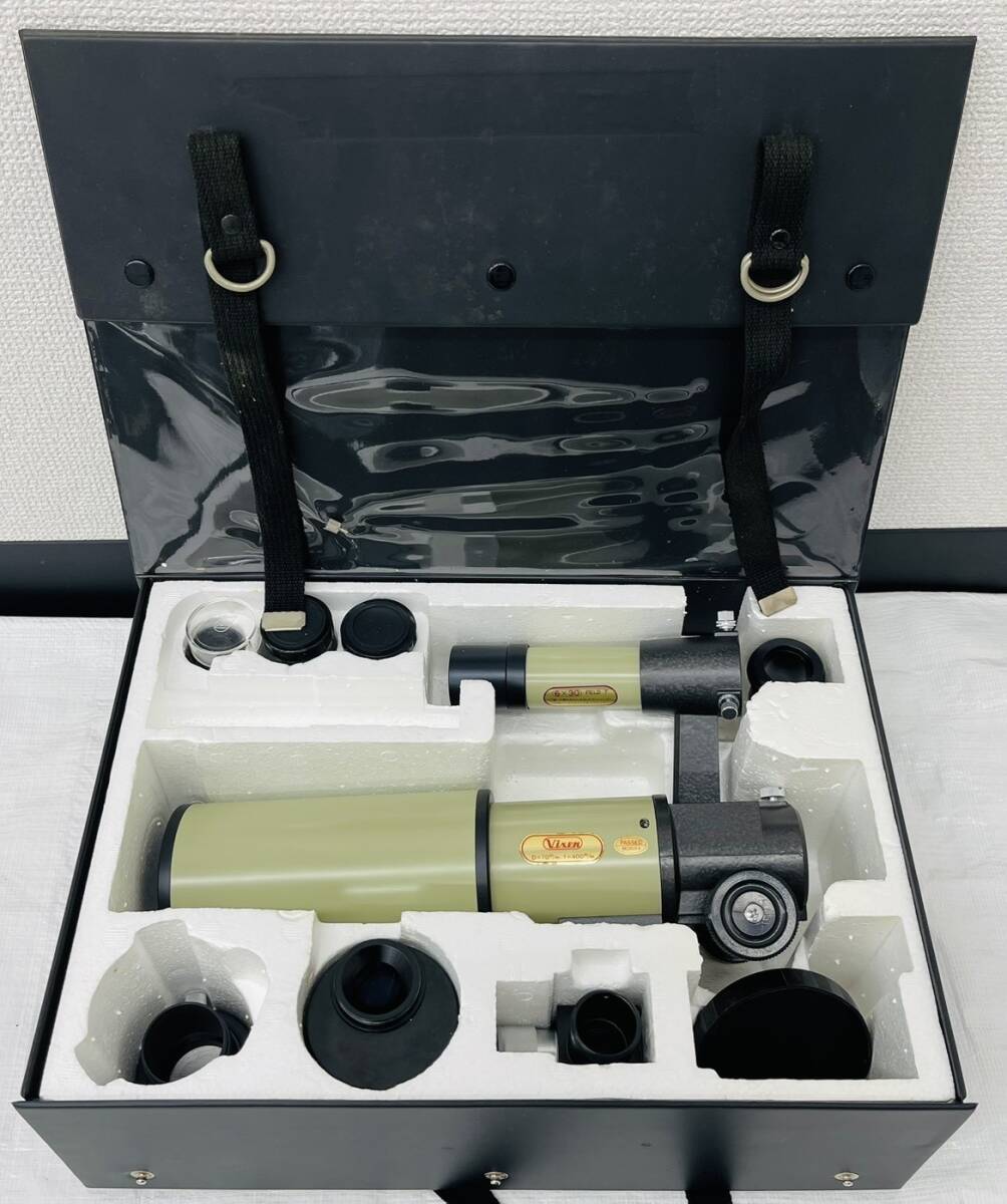 J548-G23-2 Vixen ビクセン D=70m/m f=400m/m 6×30 FIELD 7° 天体望遠鏡 ケース付き IM拍卖