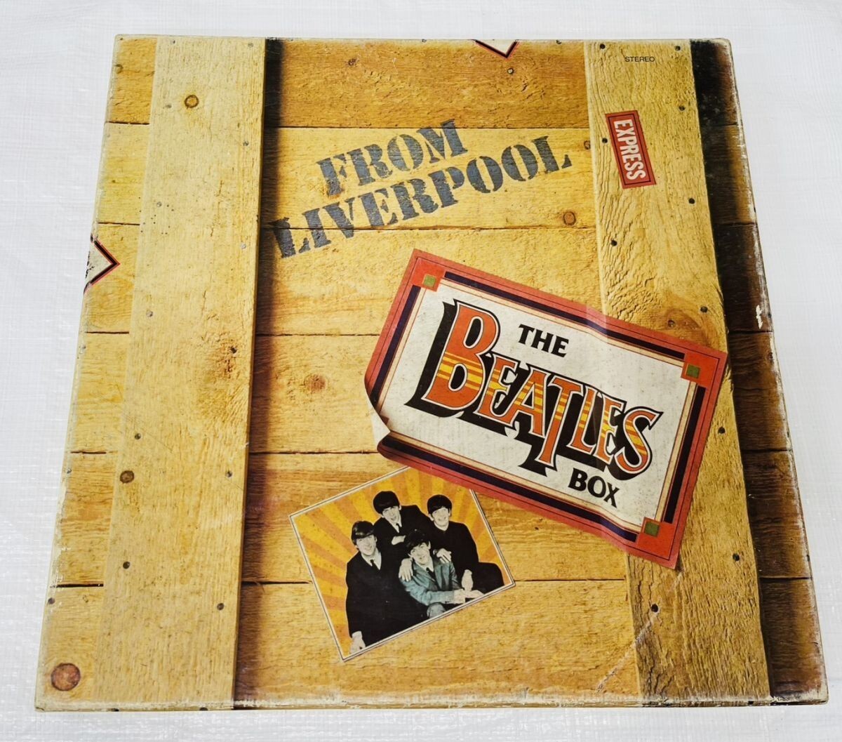 J574-G21-749 THE BEATLES ザ・ビートルズ BOX FROM LIVERPOOL リヴァプールより愛を込めて LP レコード IM拍卖