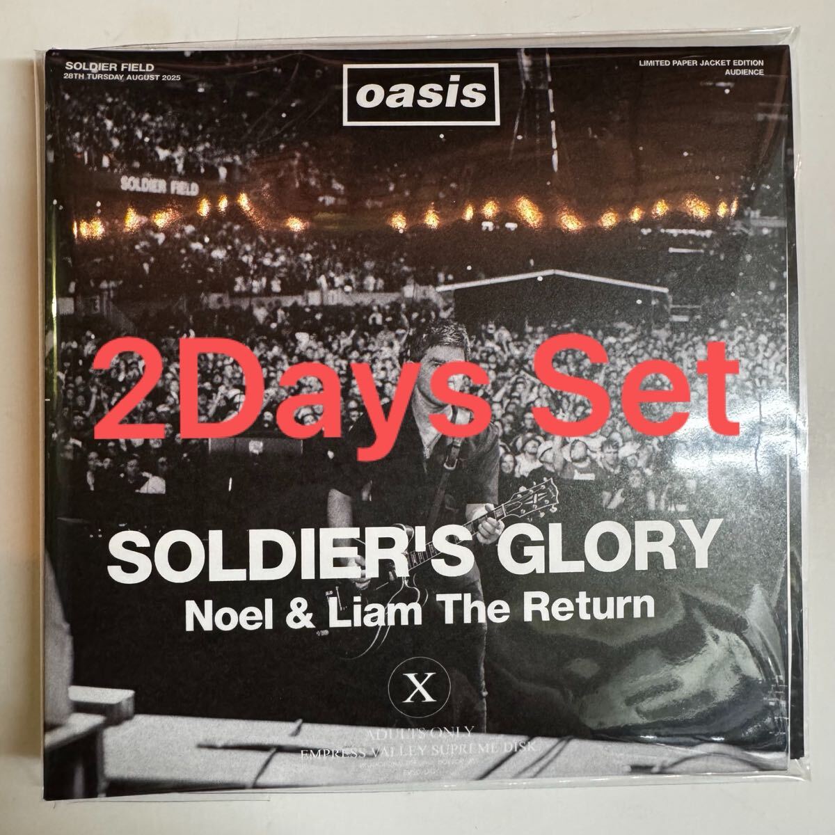 祝来日特価!OASIS / SOLDIER’S GLORY(2CD)/ BACK IN JERSEY(2CD) 遂に幕を開けたUSツアー!全米制覇★まとめ拍卖