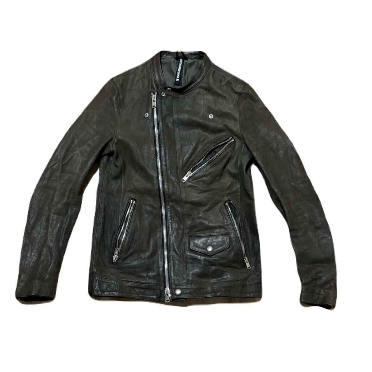 RIPVANWINKLE deer エゾ鹿 2019年 リップヴァンウィンクル レザージャケット S isamukatayama バックラッシュ系拍卖