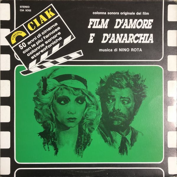 Nino Rota - Film D'Amore E D'Anarchia / CIA 5052 / 1984年 / イタリア盤拍卖