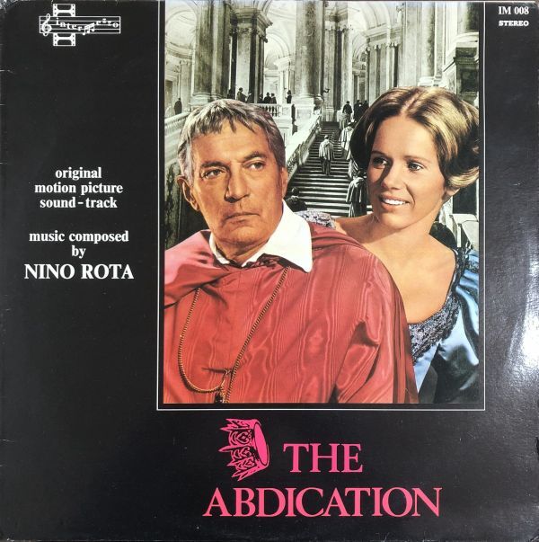 オリジナル Nino Rota - The Abdication / IM 008 / 1986年 / イタリア盤拍卖