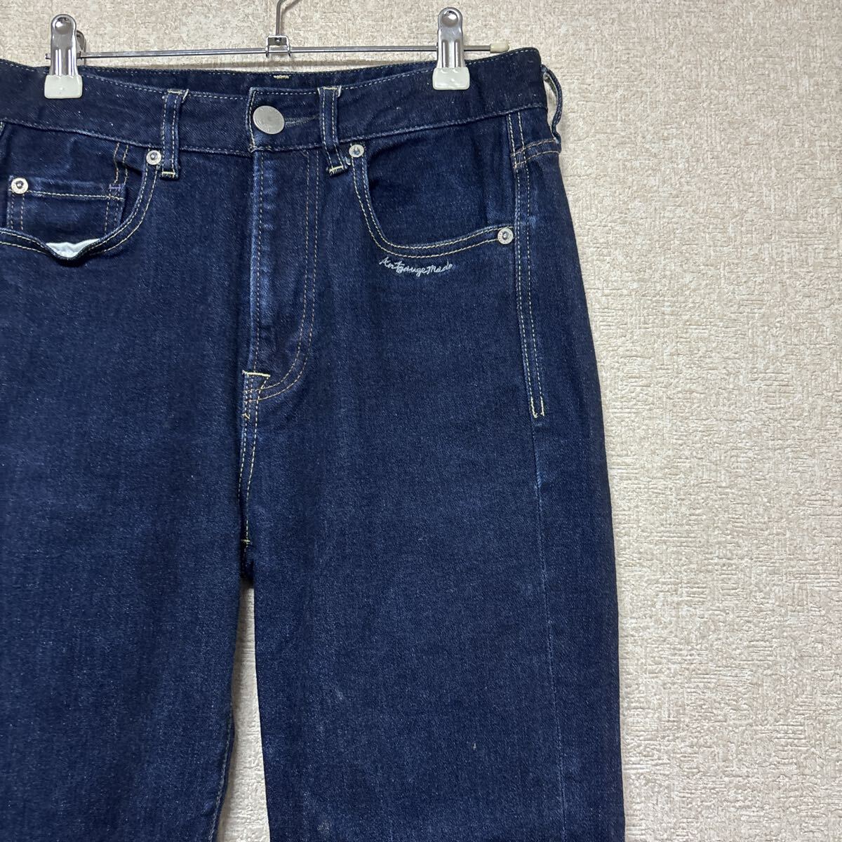 antgauge 【アントゲージ】ストレッチ デニム リンダ ジーンズ ストレート 股上深め ブラック C2148-1メ レディースSサイズ拍卖